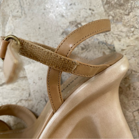 Elegant Sandal Platform Wedge Open Toe Straps Open Toe Classified Size 6 - Picture 7 of 10